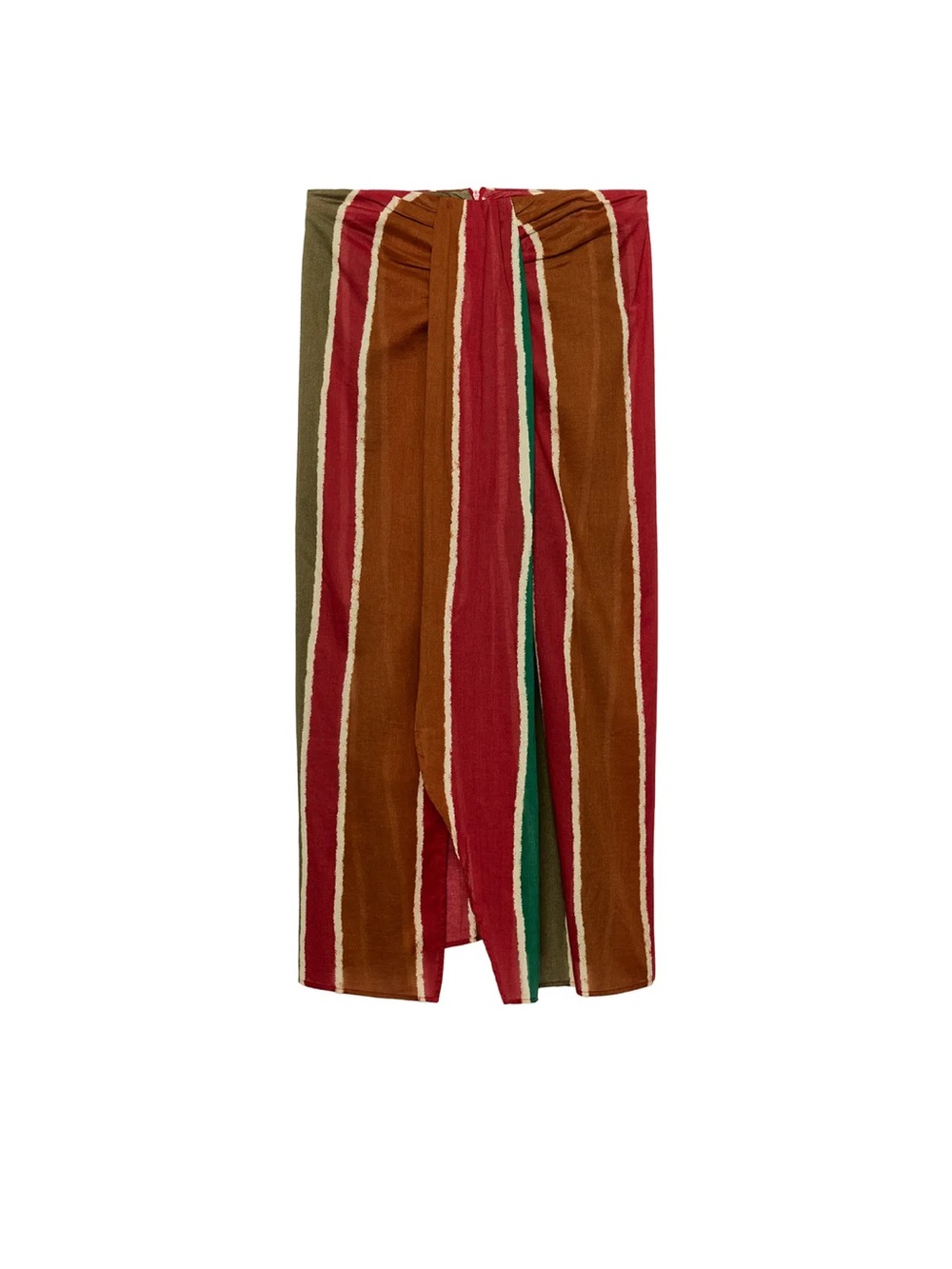 Zara Striped Parero Skirt